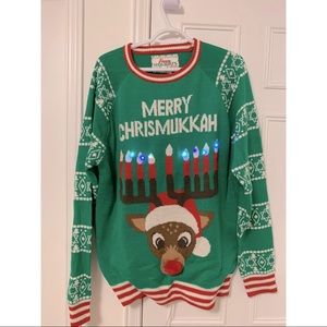 Light Up Chrismukkah Sweater